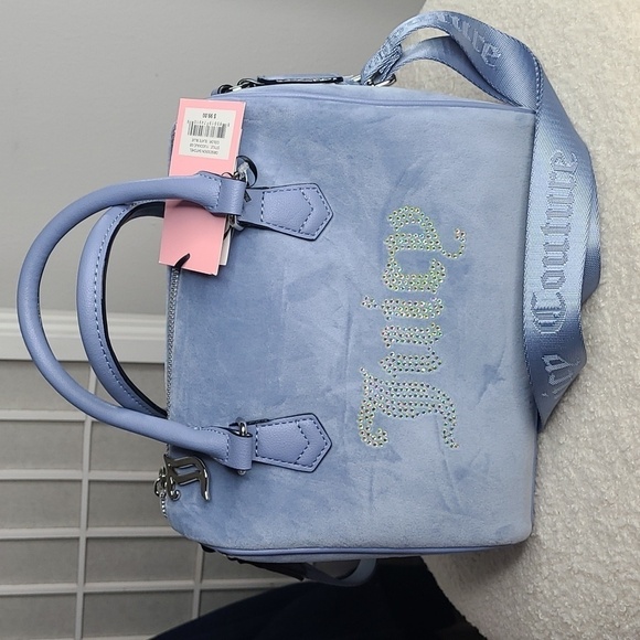 NWT Juicy Couture Satchel Blue - Picture 6 of 6